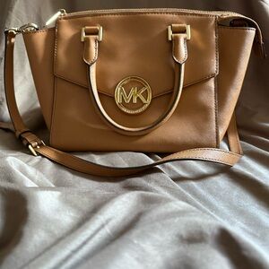 Michael Kors Tan Leather Satchel